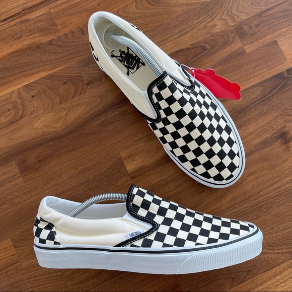 Vans Other - 🍋 Vans • NWT Men’s Classic Slip-On 98DX in Checkered Beige & Black Size 11